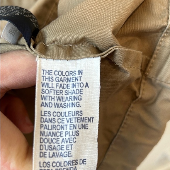 Tommy Hilfiger Vintage Khaki Jacket with Orange Lining in Hood - Picture 11 of 16